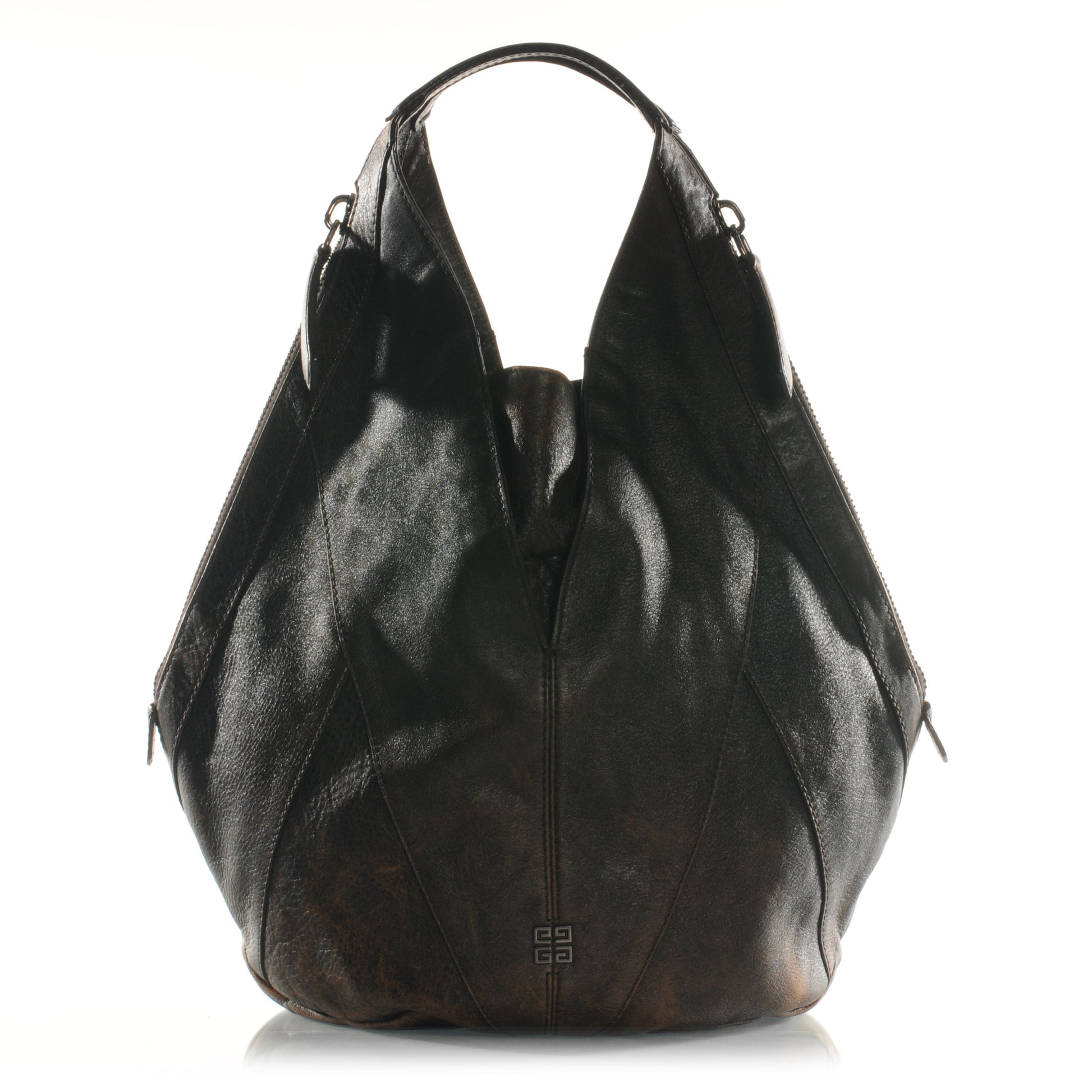 Givenchy Lambskin Tinhan Old Pepe Hobo Brown 1 of 9