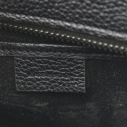 Celine Drummed Calfskin Nano Luggage Black 7 of 12