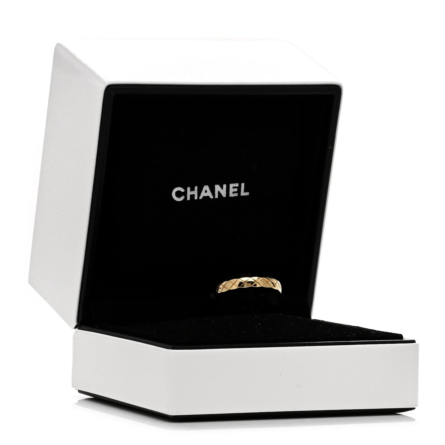 Chanel 18K Yellow Gold Mini Coco Crush Ring 52 6 4 of 4