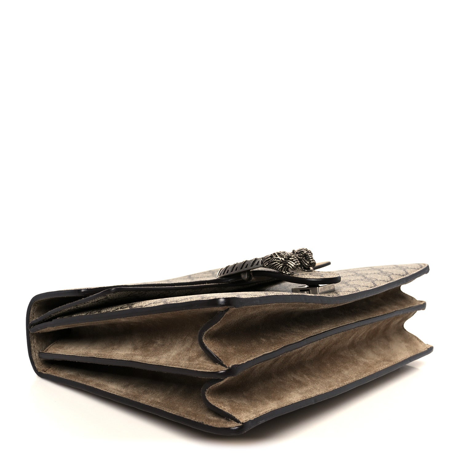 Gucci GG Supreme Monogram Medium Dionysus Shoulder Bag Taupe 4 of 10