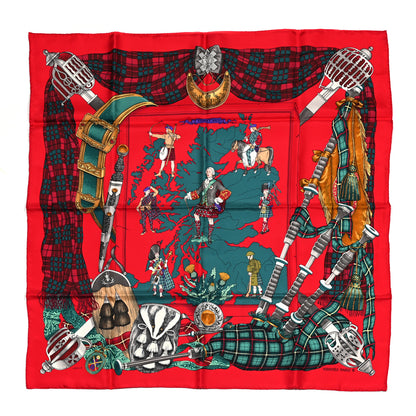 Hermes Silk Scotland Scarf 90 2 of 9
