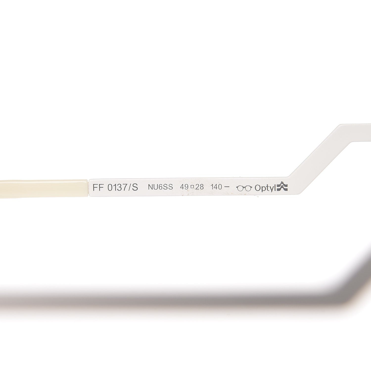 Fendi Paradeyes Sunglasses FF 0137/S White Gold 6 of 7