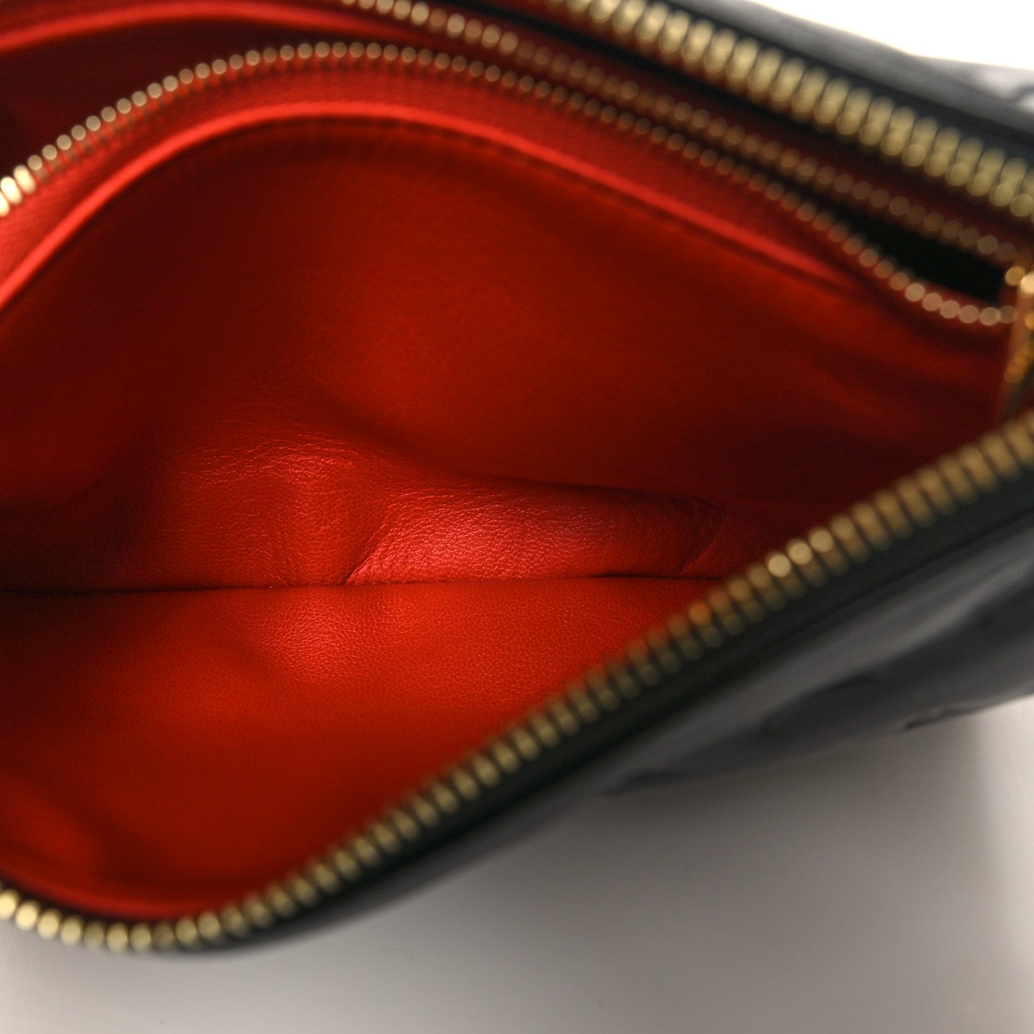 Louis Vuitton Lambskin Embossed Monogram Coussin BB Black 7 of 11