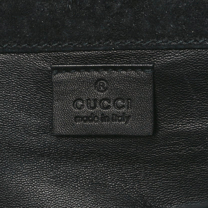 Gucci Patent Microguccissima Small Broadway Clutch Black 6 of 13