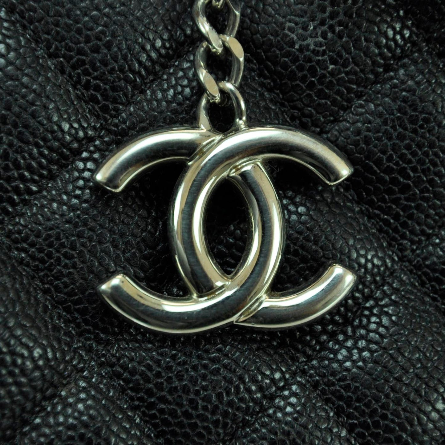 Caviar Quilted Medium Just Mademoiselle Black