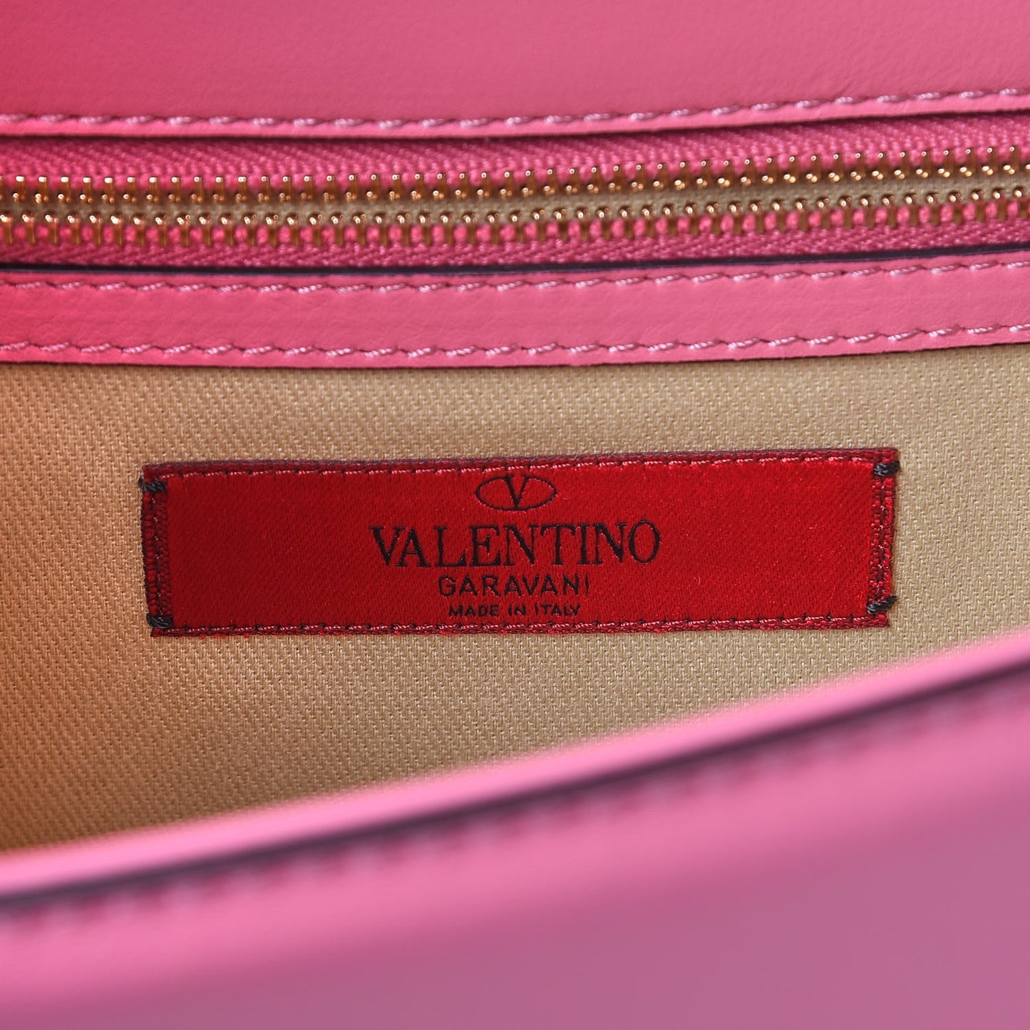 Vitello Medium Glam Lock Rockstud Flap Ninphea