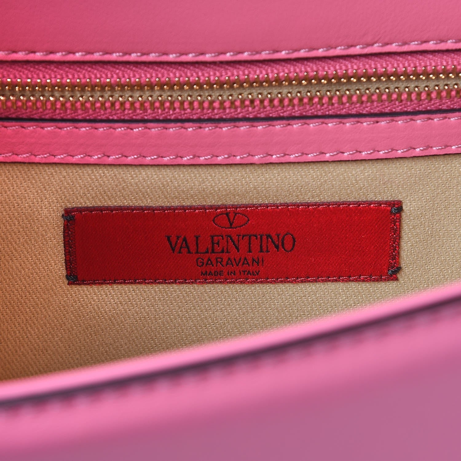 Valentino Garavani Vitello Medium Glam Lock Rockstud Flap Ninphea 6 of 7