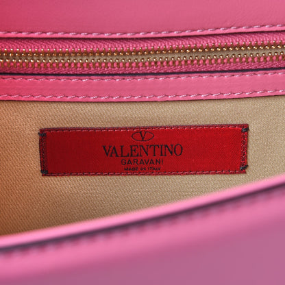 Valentino Garavani Vitello Medium Glam Lock Rockstud Flap Ninphea 6 of 7