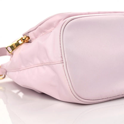 Prada Re-Nylon Saffiano Duet Bucket Crossbody Bag Alabastro 8 of 12