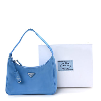 Prada Re-Nylon Saffiano Mini Re-Edition 2000 Bag Pervinca 9 of 9