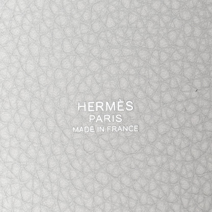 Hermes Taurillon Clemence Picotin Lock 18 PM Bleu Glacier 6 of 11