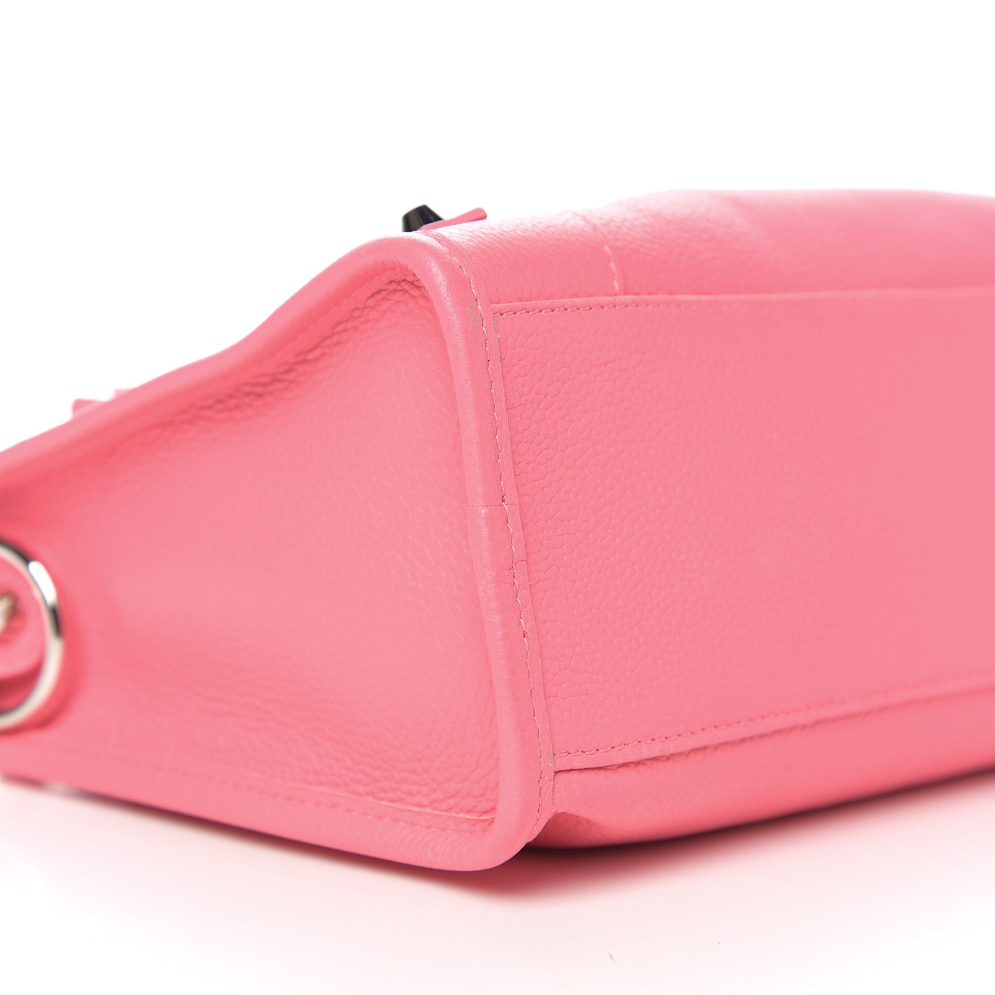 Veau Gravier Classic Silver Hardware S City Rose Dragee
