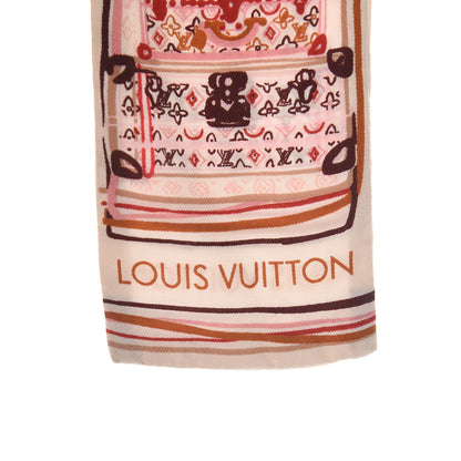 Louis Vuitton Silk Monogram LV Trunks and Bags Bandeau 3 of 5