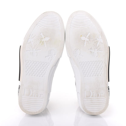 Christian Dior Technical Canvas Oblique B23 Sneaker 35 White Black 5 of 10