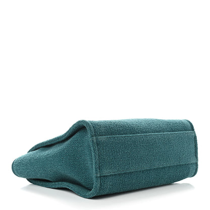 Chanel Lurex Boucle Small Deauville Tote Turquoise 4 of 9