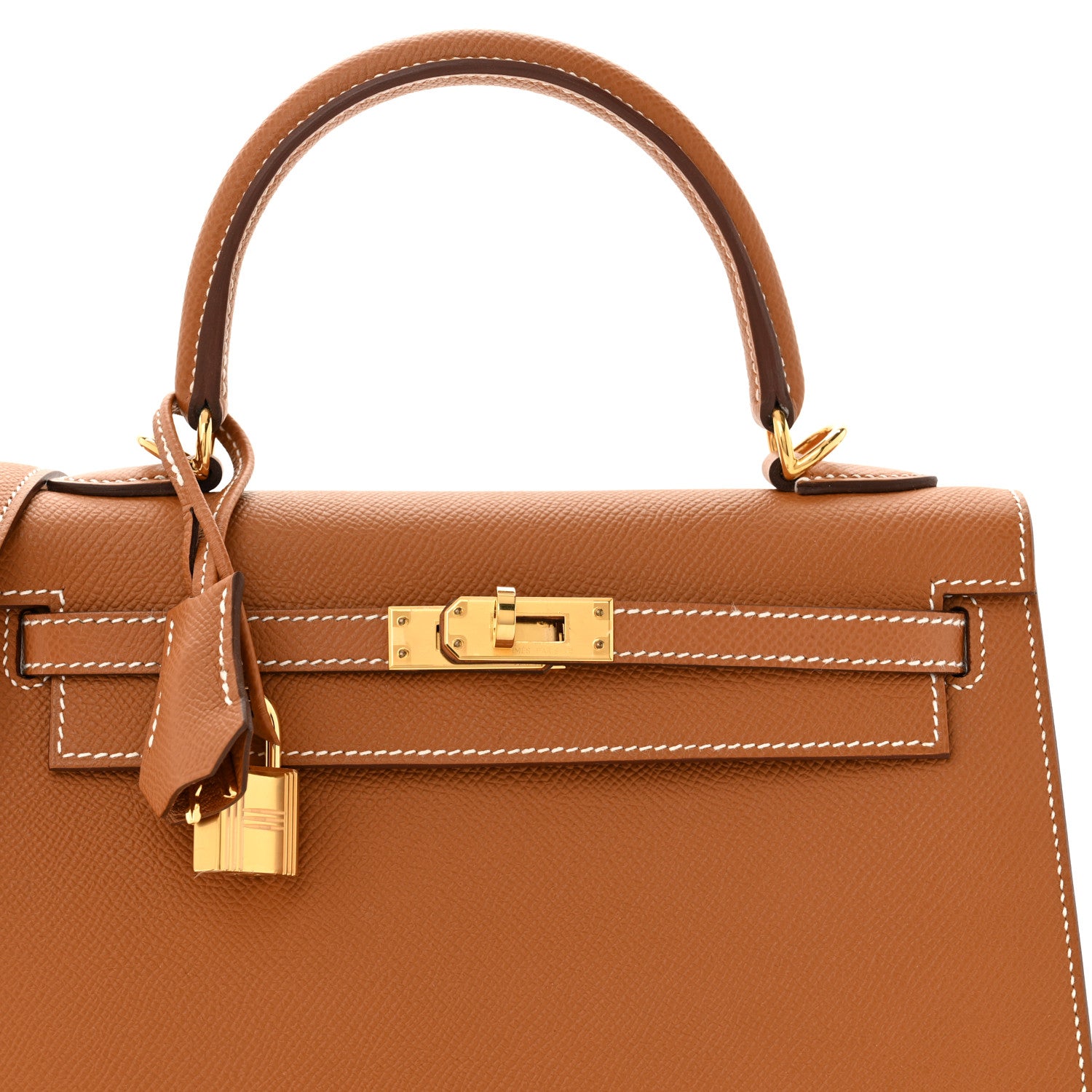 Hermes Epsom Kelly Sellier 25 Gold 8 of 11