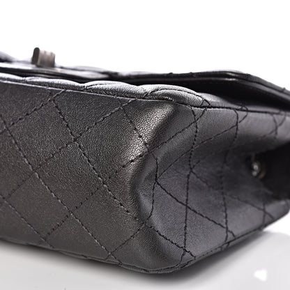 Chanel Sheepskin Quilted 2.55 Reissue Mini Flap Dark Grey 8 of 10