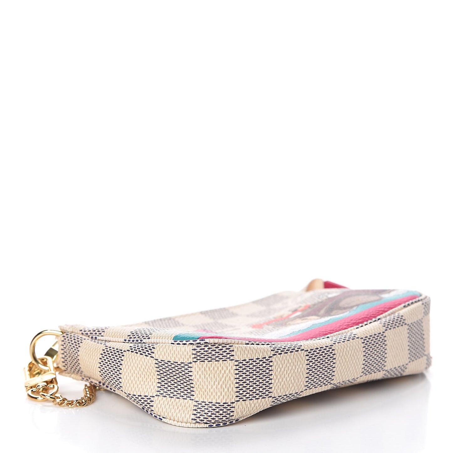Damier Azur 2015 Christmas Animation Mini Pochette Accessories