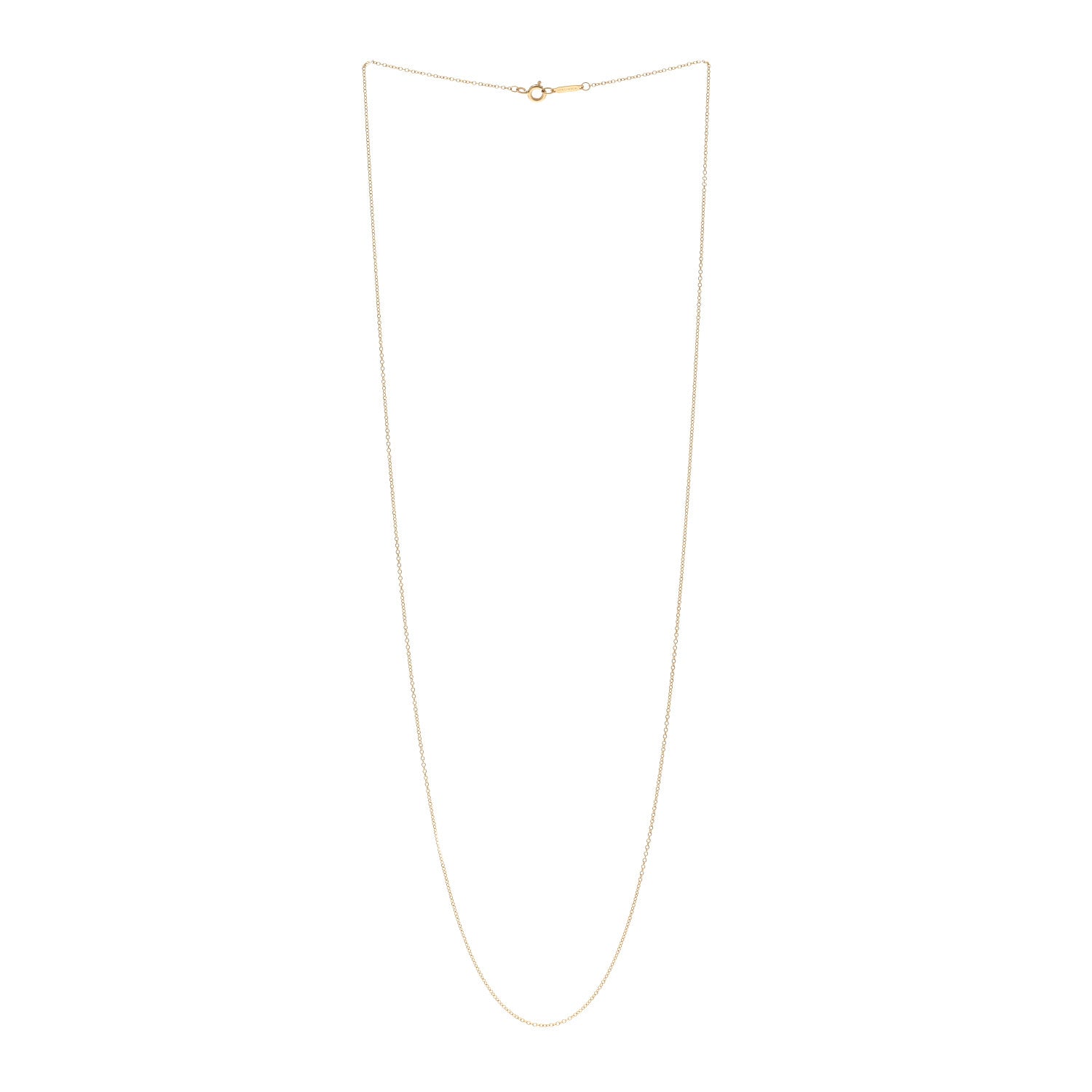 Tiffany 18K Yellow Gold Chain Necklace 24" 3 of 4