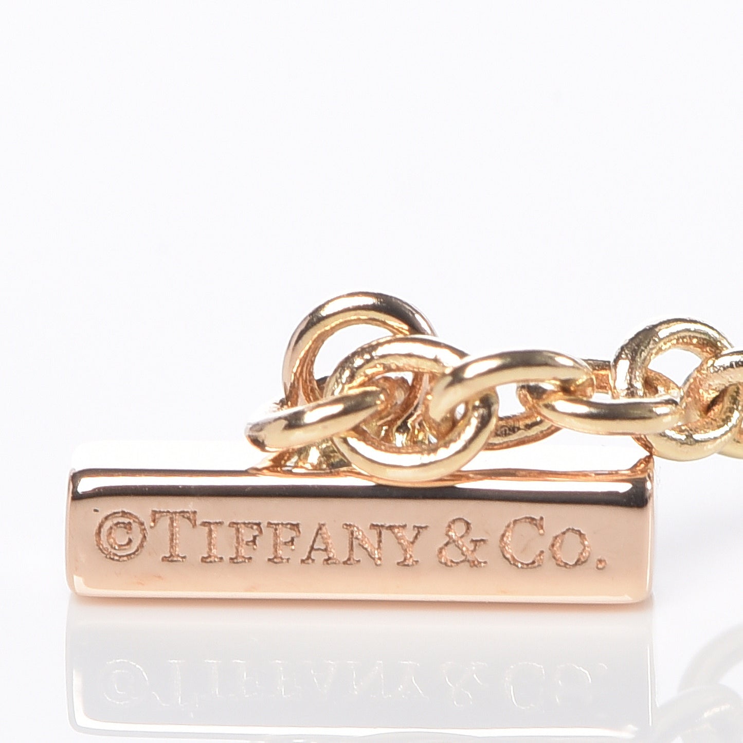 18K Rose Gold T Smile Bracelet