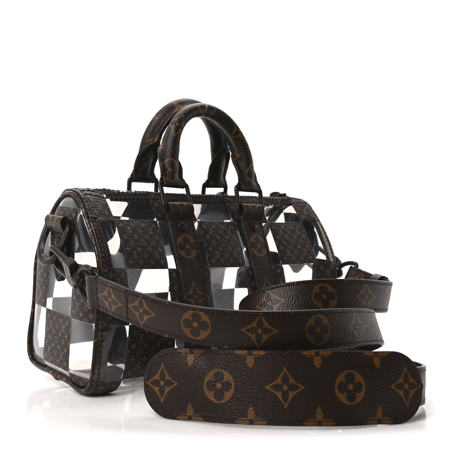 Louis Vuitton PVC Monogram Chess Keepall Bandouliere 25 3 of 9