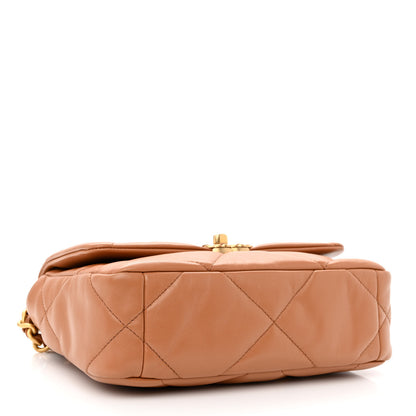 Chanel Lambskin Quilted Medium Chanel 19 Flap Brown 4 of 11
