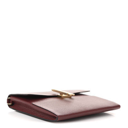 Hermes Chevre Mysore Cinhetic To Go Wallet Rouge H 7 of 19
