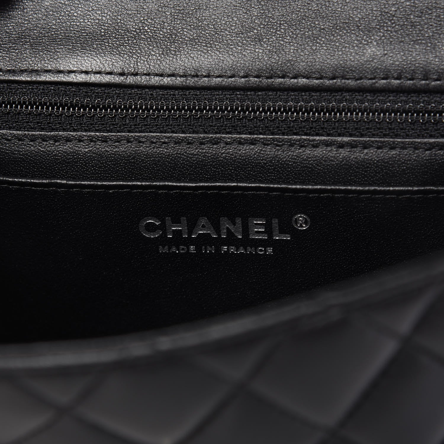 Chanel Lambskin Quilted Mini Square Flap Black 8 of 10