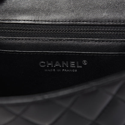 Chanel Lambskin Quilted Mini Square Flap Black 8 of 10