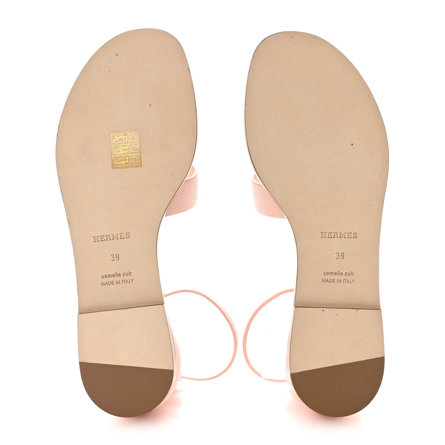 Epsom Santorini Sandals 39 Rose Porcelaine
