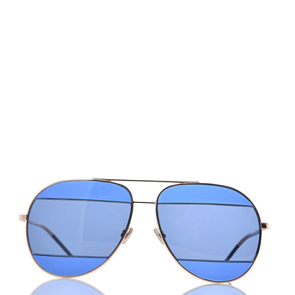 Christian Dior Metal DiorSplit 2 Sunglasses Navy Gold 4 of 8