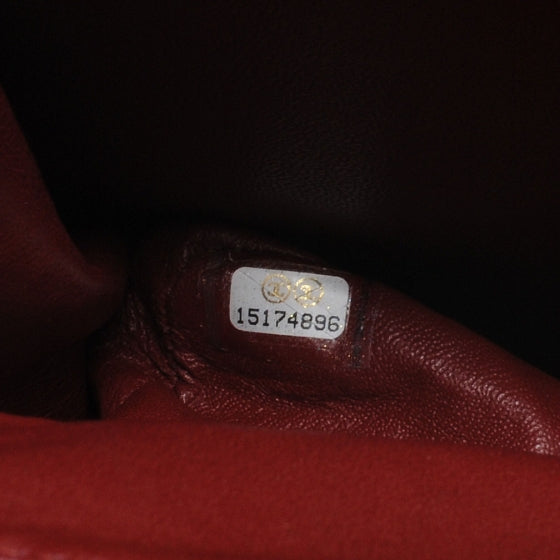 Caviar Quilted Maxi Double Flap Red