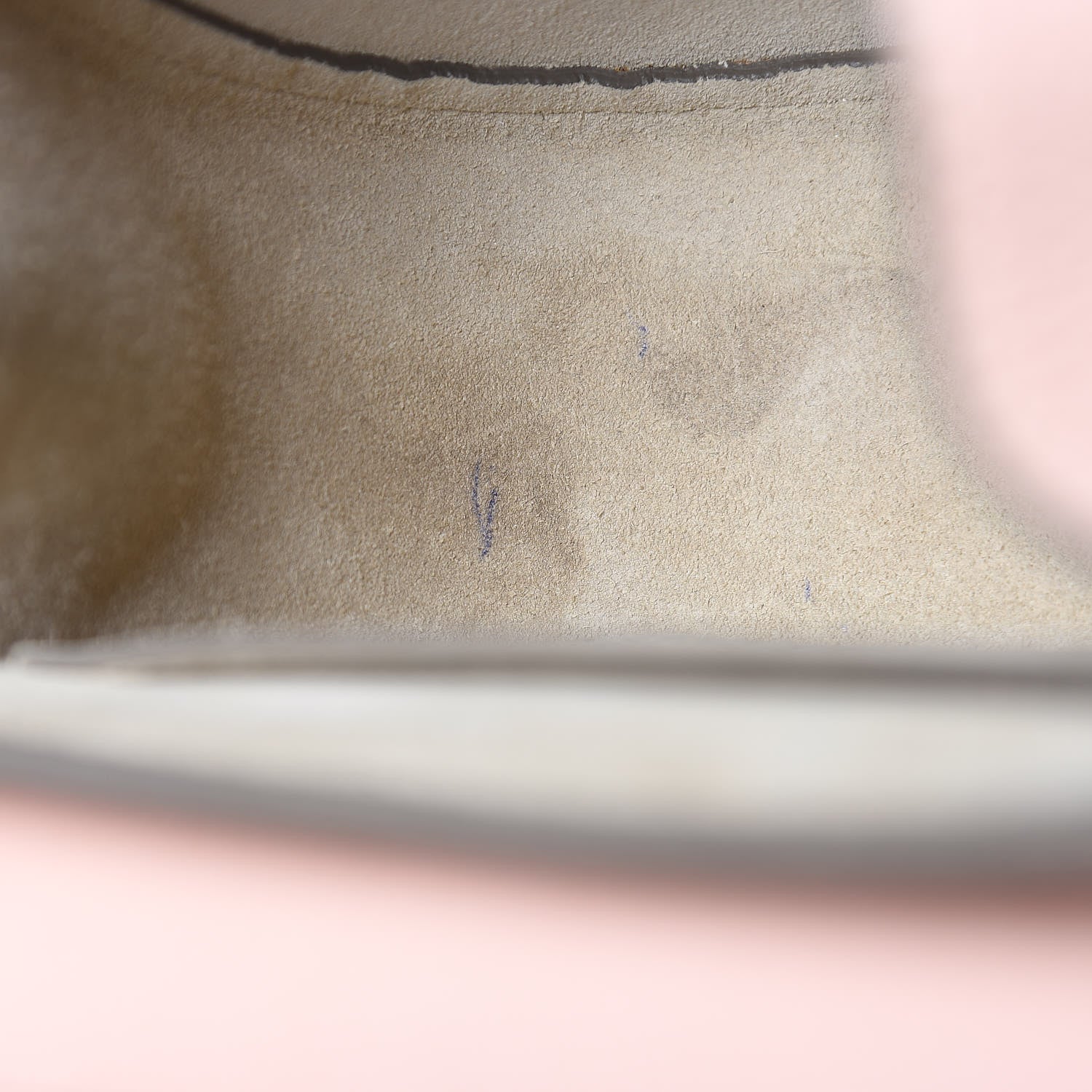 Chloe Grained Lambskin Mini Drew Shoulder Bag Cement Pink 13 of 13