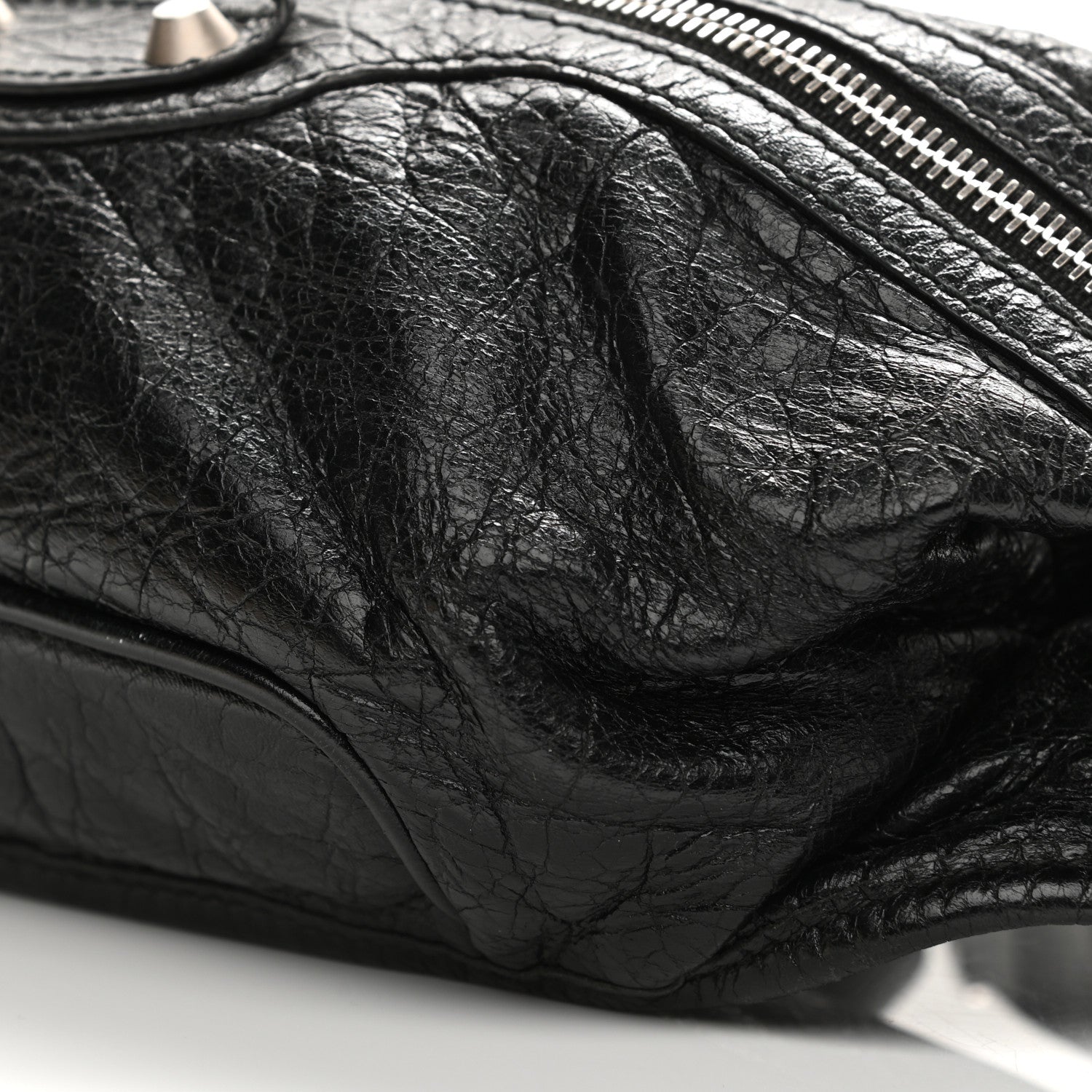 Balenciaga Lambskin Classic Hardware Neo Lift Hip Bag Black 14 of 16