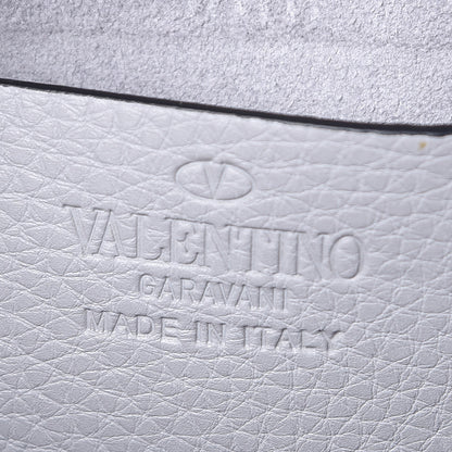 Valentino Garavani Grained Calfskin Rockstud Camera Crossbody Bag Pastel Grey 6 of 7