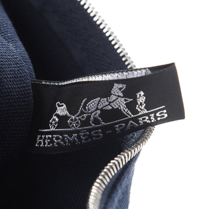 Hermes Canvas Fourre Tout PM Navy 8 of 20