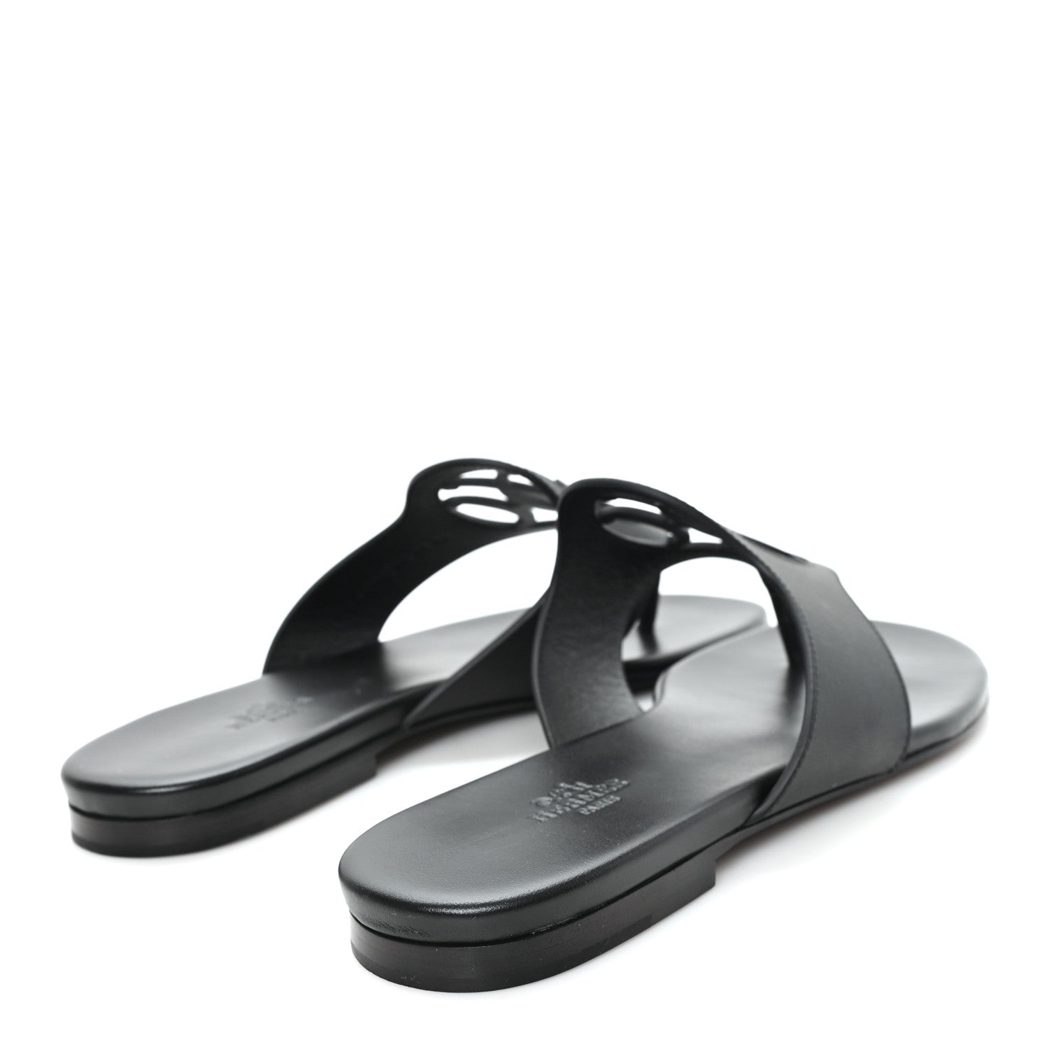 Hermes Calfskin Womens Mage Sandals 39 Black 5 of 9