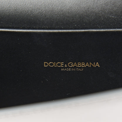 Dolce & Gabbana Metallic Agnello Vitello Devotion Belt Bag 95 38 Argento Scuro 5 of 11