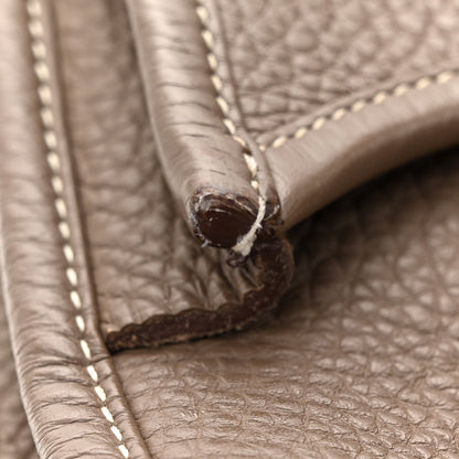 Hermes Taurillon Clemence Evelyne III GM Etoupe 12 of 18