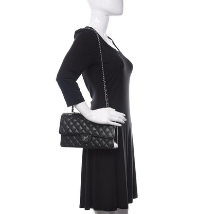 Chanel Caviar Quilted Medium Double Flap Black 2 of 11