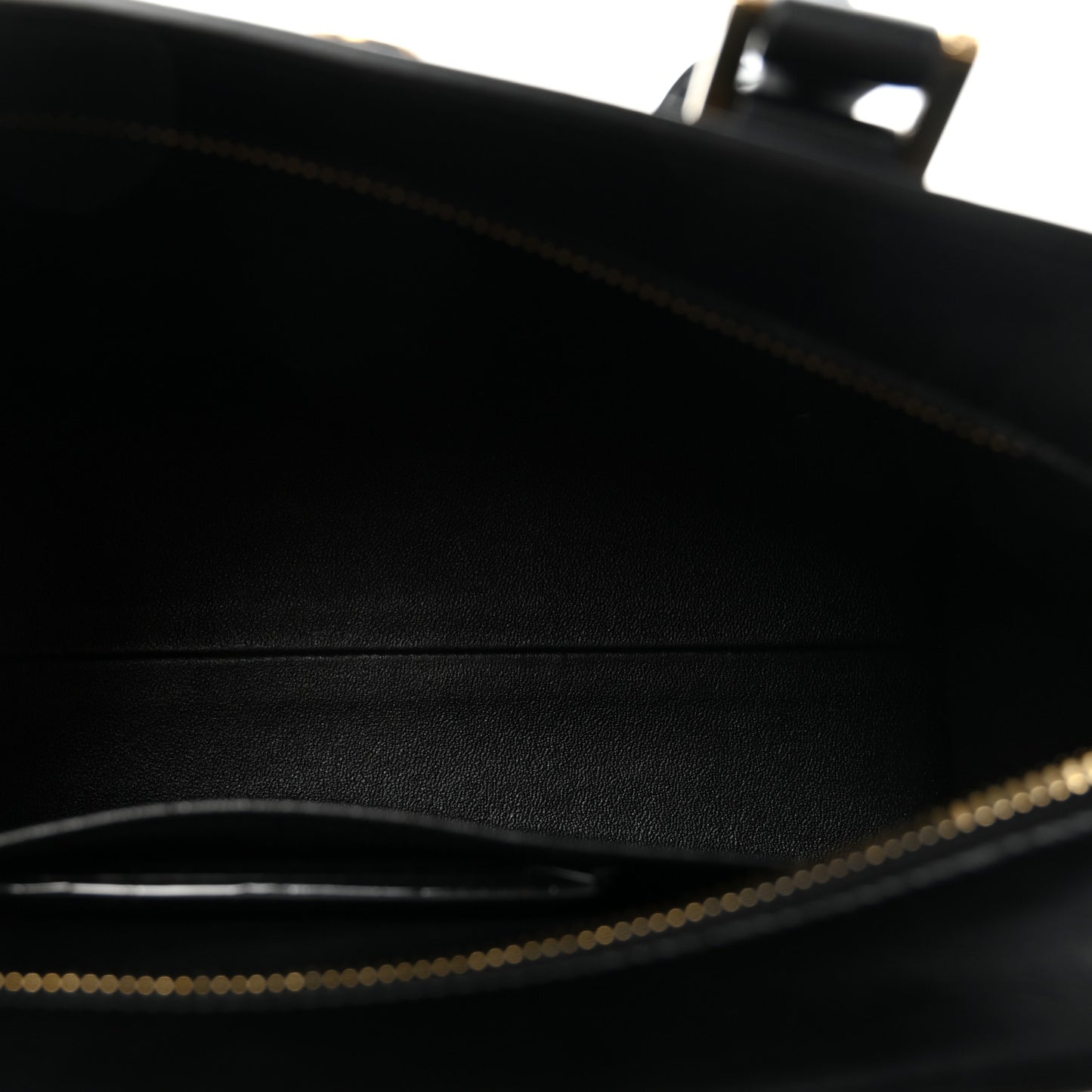 Calfskin Monogram Baby Cabas Black