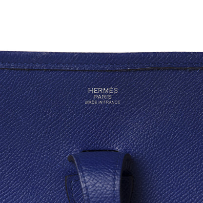 Hermes Epsom Evelyne III PM Bleu Electrique 8 of 9