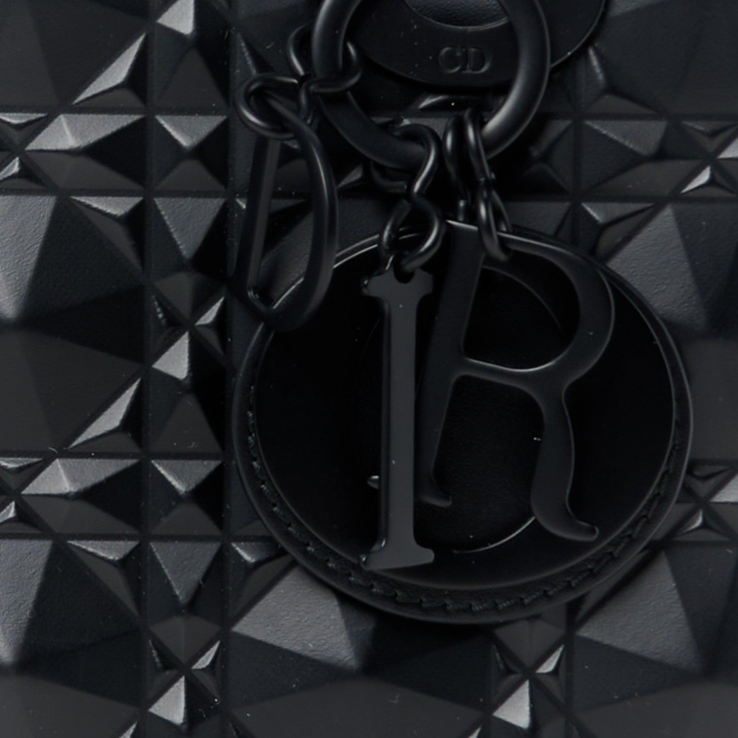 Christian Dior Calfskin Cannage Diamond Small My ABCDior Lady Dior Black 9 of 13