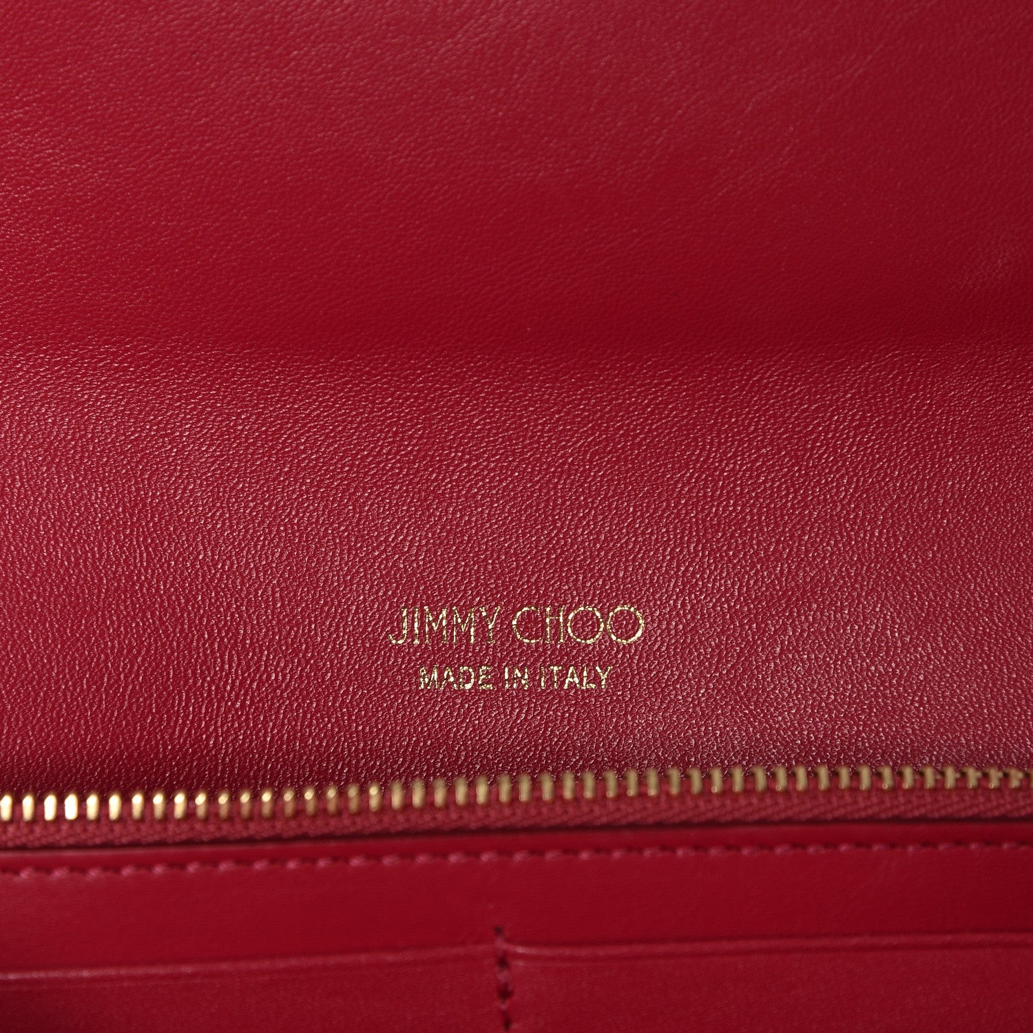 Jimmy Choo Patent Milla Wallet on Chain Pink 7 of 8