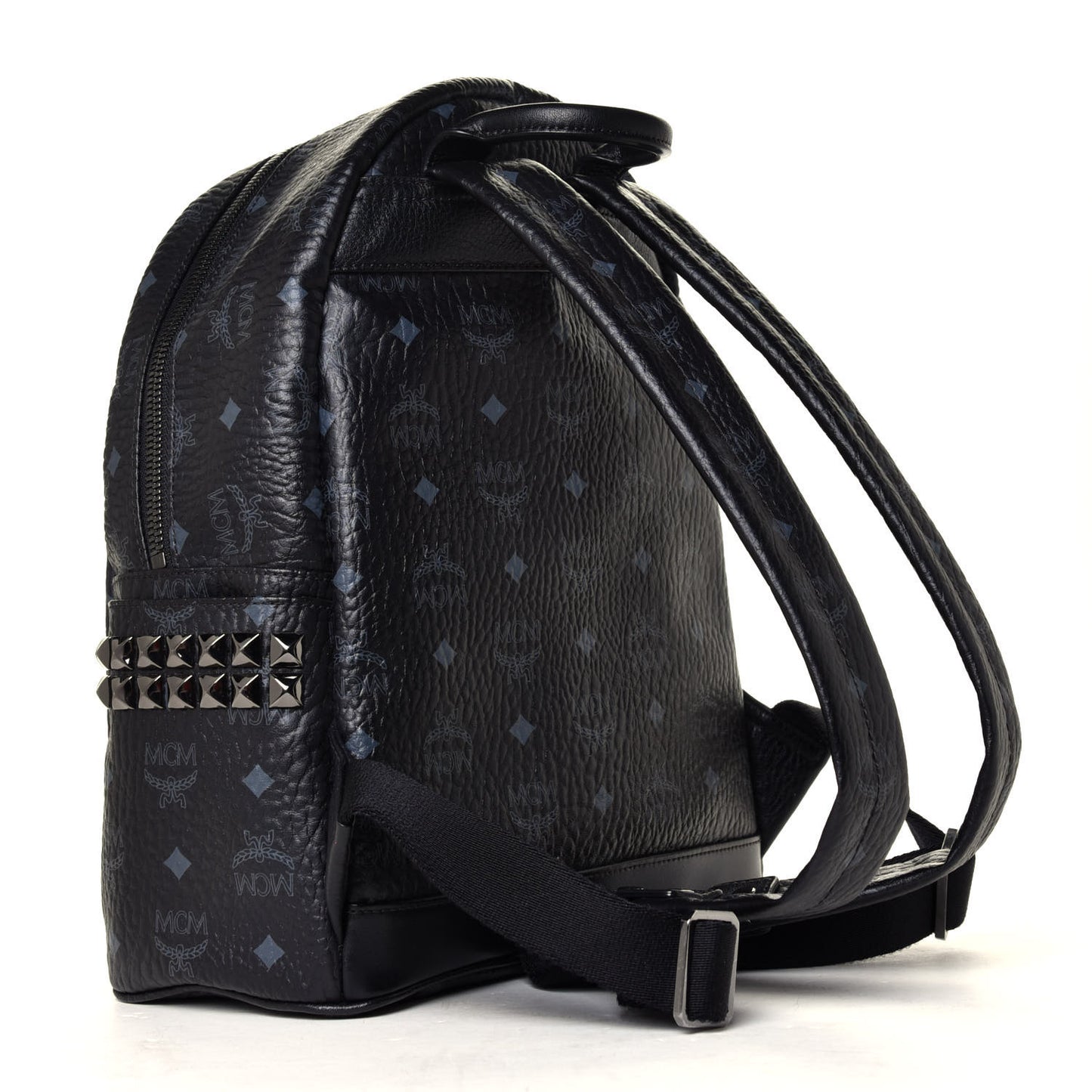 Visetos Small Side Stud Stark Backpack Black
