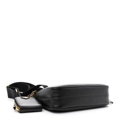 Prada Saffiano Lux Re-Edition 2005 Shoulder Bag Black 4 of 12