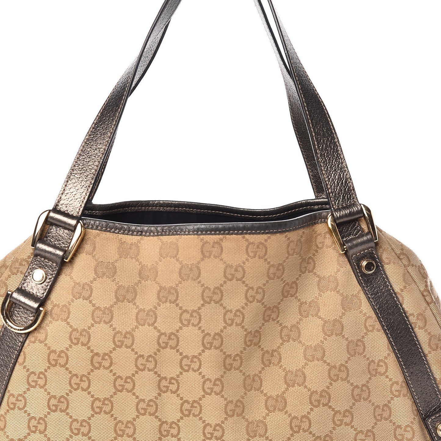 Monogram Medium Abbey Shoulder Bag Pewter