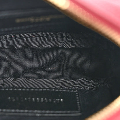 Saint Laurent Grain De Poudre Matelasse Monogram Baby Lou Camera Bag Opyum Red 4 of 10