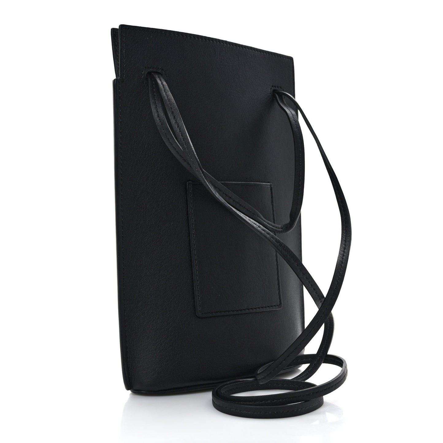 Smooth Calfskin Dice Pocket Black