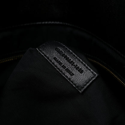 Saint Laurent Lambskin Quilted Maxi Icare Shopping Tote Black 8 of 10